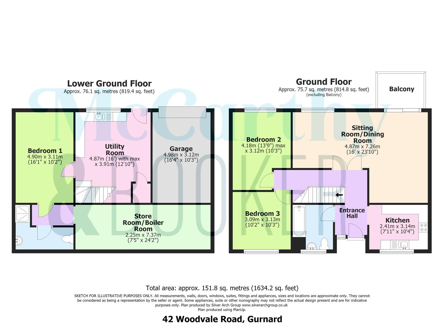 VERSATILE HOME, CLOSE TO SEAFRONT, Woodvale Road, Cowes floorplan